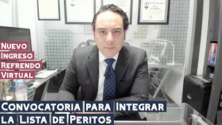 Como ser Perito Judicial Criminal o Forense  Requisitos para Nuevo Ingreso o Refrendo Virtual  CJJ [upl. by Eart]