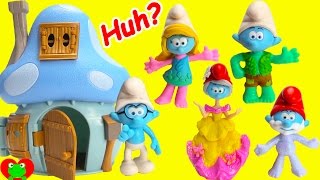 Brainy Saves Smurfs The Lost Village Wrongs Heads with Magical House [upl. by Nosiddam]