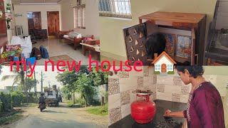 New House 🏡 vlogపాలు పొంగిచేసాంమొత్తం ఇల్లు సర్దేసరికి మా పని [upl. by Llireva395]