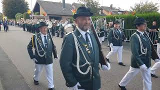 Schützenfest Grevenbroich Neu Elfgen 2023  Königsparade am 08102023 [upl. by Hadihsar]