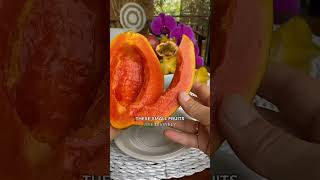 How to Eat Papaya ☀️😍 [upl. by Grantland]