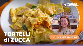 TORTELLI di ZUCCA la ricetta perfetta della Chef Alessandra Viola 🧡 [upl. by Aneelas]