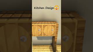 Minecraft Cozy Kitchen Design😲 shorts [upl. by Novaelc]