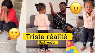 Les regrets ne viennent qu’après 😕 Sad reality 😢babymatifa sad couple family india france [upl. by Cyprio]