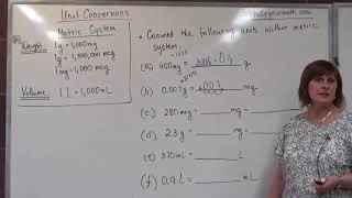 Nursing Metric System Conversions mcg g mg kg L mL  Trick and Fast Way [upl. by Alyel]