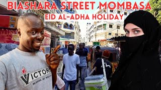 Exploring Biashara Street During Eid alAdha Muslims Holiday in Mombasa 🇰🇪 [upl. by Abeh]