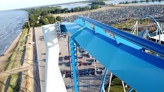 GateKeeper Front Left POV 2014 FULL HD Cedar Point [upl. by Nwahsaj606]