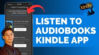 How To Listen To Books On Amazon Kindle App 2024 [upl. by Wohlert]