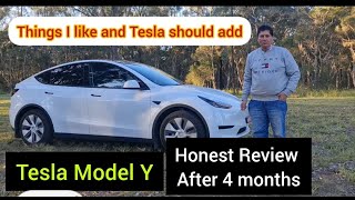 Tesla Model Y Honest Review Things I like and what they need to add [upl. by Merari]