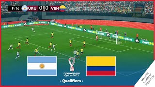 ARGENTINA vs COLOMBIA  Eliminatorias Qatar 2022  Simulación Realista [upl. by Pinkerton]