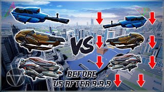 WR 🔥 NERFED Weapons BEFORE VS AFTER 999 – Mk3 Comparison  War Robots [upl. by Eldridge]