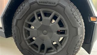 Zaorcah 4 pack of Wheel Center Caps for Tesla Cybertruck [upl. by Acsehcnarf835]