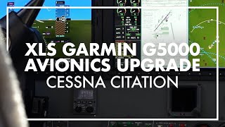 Cessna Citation XLS Garmin G5000 Avionics Upgrade [upl. by Porty]