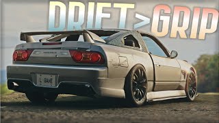 NISSAN 180SX IS A META DRIFT RACING S CLASS BUILD IN NEED FOR SPEED UNBOUND LAUNCHES LIKE AN F40 [upl. by Cowey]