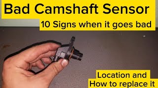 10 Symptoms of a Bad Camshaft Position Sensor How to replace it [upl. by Eltsyrc]