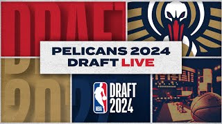 LIVE New Orleans Pelicans NBA Draft 2024 [upl. by Akima]