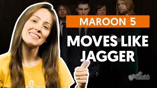 Moves Like Jagger feat Christina Aguilera  Maroon 5 aula de canto [upl. by Neehsas896]