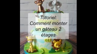 Tutoriel Comment faire un gâteau 2 étages [upl. by Gabel]