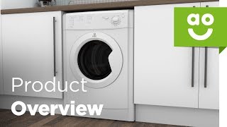 Indesit Tumble Dryer IDV75 Product Overview  aocom [upl. by Einnob]