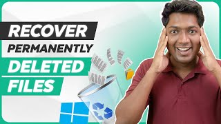 How To Recover Permanently Deleted Files from Windows PC for Free  2024 [upl. by Alesiram]