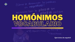 Antónimos Sinónimos Homógrafos Homófonos y Parónimos ¿Qué son [upl. by Aniras255]