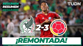 Resumen y goles  México 23 Colombia  Amistoso Internacional  TUDN [upl. by Rasaec]