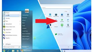 Make Windows 7 Look Like Windows 11  Windows 11 Theme For Windows 7 [upl. by Nwahsd]