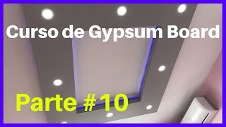 Curso de Gypsum Board parte 10 Cinta de papel para uniones de paneles [upl. by Netsrijk]