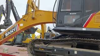 Used Second Hand Sany SY335 Excavator From China Digger Machine [upl. by Arretahs863]