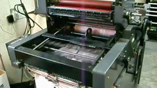 Multi 4610 2 colors Printing press  Presse Imprimerie [upl. by Ruperto]