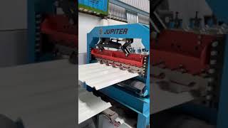 roof colour galvanized sheet production plant factory corrugated PEB viralvideo trending [upl. by Ycrep]