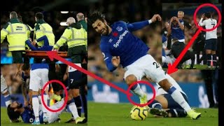 Andre Gomes injury Vs Totenham Hotspur [upl. by Boony]