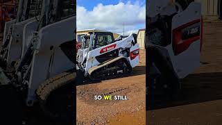 Our new skid steer is waiting for work 💪🏼 automobile heavyduty bobcat heavytowing towing [upl. by Nnalatsyrc]