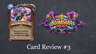 Hearthstone Quick Take Boomsday Card Review 3 [upl. by Theo937]