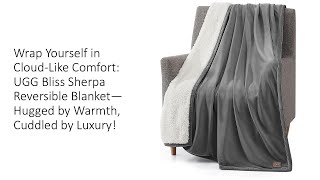 Wrap Yourself in CloudLike Comfort UGG Bliss Sherpa Reversible Blanket—Hugged by Warmth [upl. by Llednil]