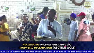 PROPHETIC DECLARATION  ASOTELE WOLI  27032024 [upl. by Islek]