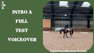 Intro A Full Test Voiceover  equestrianmelissaeventing [upl. by Oicirtap634]