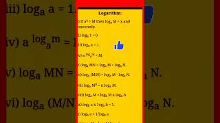 Logarithmic and exponential rule [upl. by Bathsheb828]