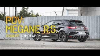 POV Renault Megane RS 280 EXHAUST compilation  WarsawCars [upl. by Ahsote302]