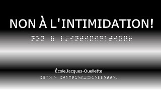 À JacquesOuellette cest NON à lintimidation [upl. by Raffin113]