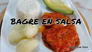 Bagre en salsaPescado sudadoBagre en salsa de tomate [upl. by Radley550]