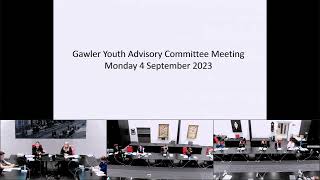 Gawler Youth Advisory Committee  4 September 2023 [upl. by Arel]