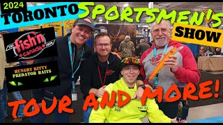 THE 2024 TORONTO SPORTSMENS SHOW WITH MIKEY  AND MORE [upl. by Enirehtacyram]