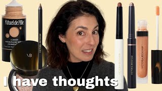 Victoria Beckham Beauty and Rituel de Fille Serum Foundation  Demos amp Swatch Comparisons  Over 40 [upl. by Cimbura]