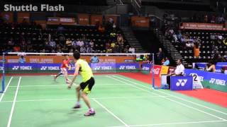 Lee Chong Wei vs Wei Nan Yonex Sunrise India Open 2016 [upl. by Rehpotsirc801]