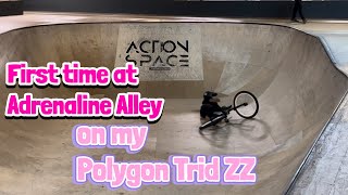 First time riding Adrenaline Alley on my Polygon Trid zz 🤘🏼 [upl. by Messab]