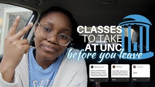 BEST CLASSES AT UNC  Classes You Should Take Before You Graduate [upl. by Aihn184]