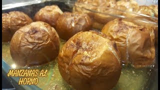 MANZANAS AL HORNO SIN AZÚCAR CON SOLO 3 INGREDIENTES [upl. by Llennej960]