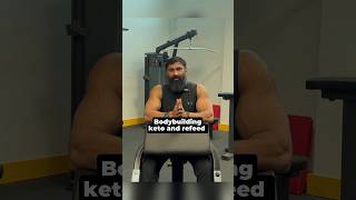 Bodybuilders  keto  refeed  FATLOSS refeedday ketodiet shorts [upl. by Latsyrhk]