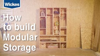 How to build bespoke modular storage with Wickes [upl. by Airel545]